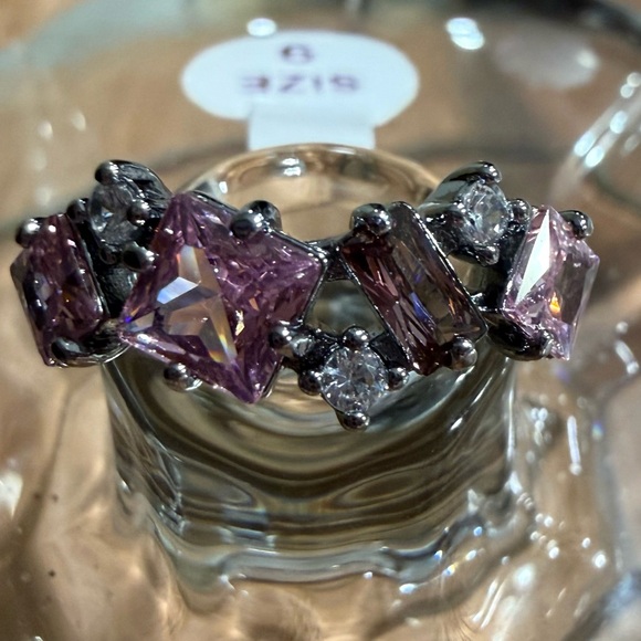 Bomb Party Ring RG16796 Shimmering Jewels Rose Quartz NWT size 9 - Picture 5 of 5